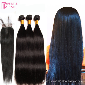 Luxefame Best Selling Brazilian Human Hair Bundles With Lace Closure Frontal 100% Virgin Cuticle Aligned Human Hair Weaving